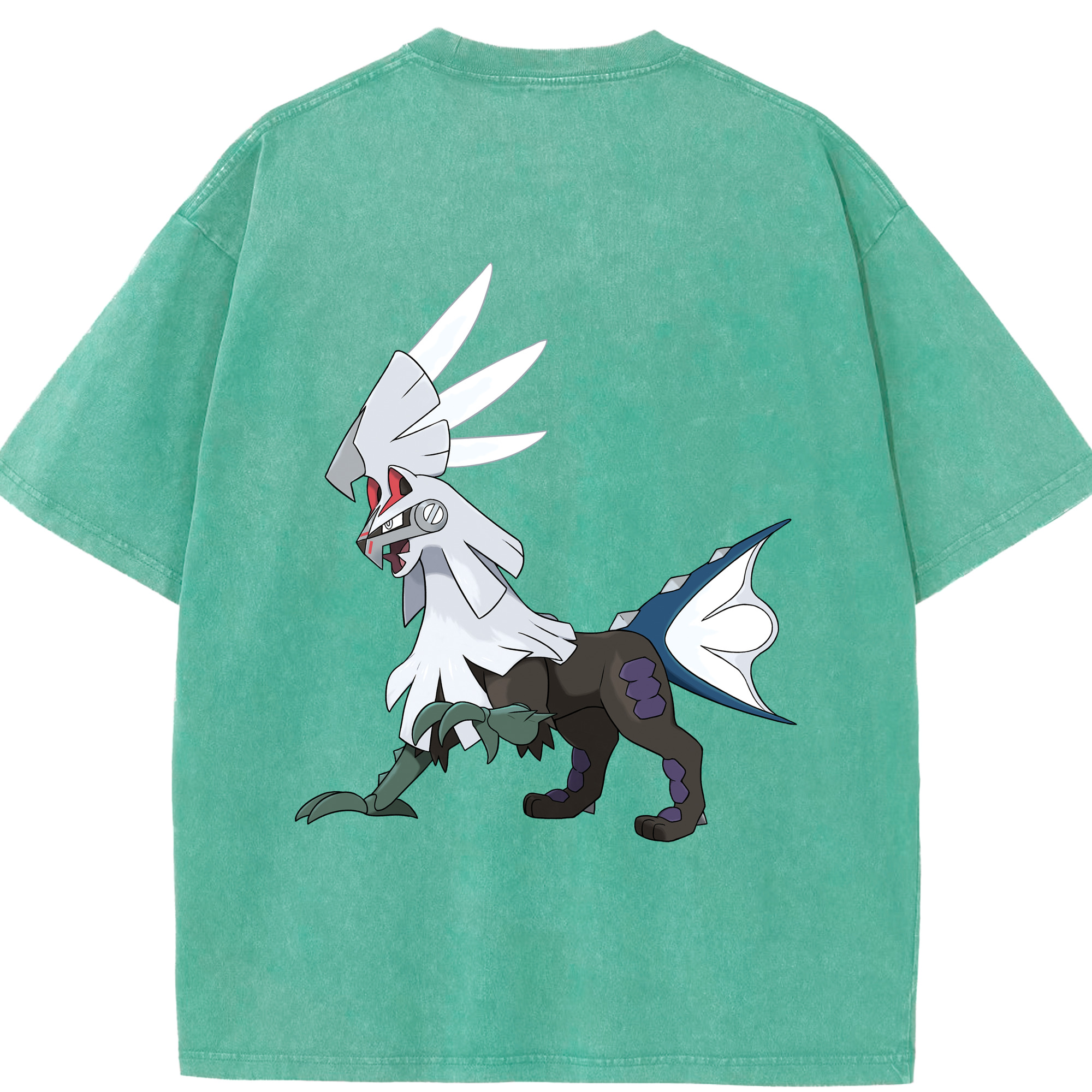 （画像用） ポケットモンスター Pokémon 綿100% ヴィンテージ風 半袖Tシャツ（背面プリント）